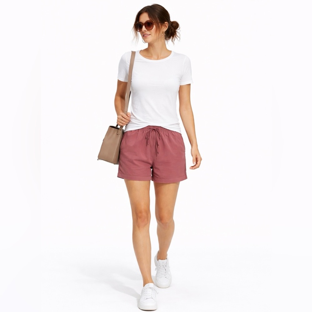 Lululemon On The Fly Short 2.5 Misty Merlot Woven Athletic Lounge Sz 2🧡